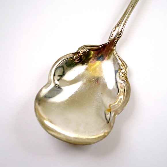 Queen Elizabeth Silverplate Casserole Spoon National Silver Co 8 5/8" 1908 - Picture 2 of 5